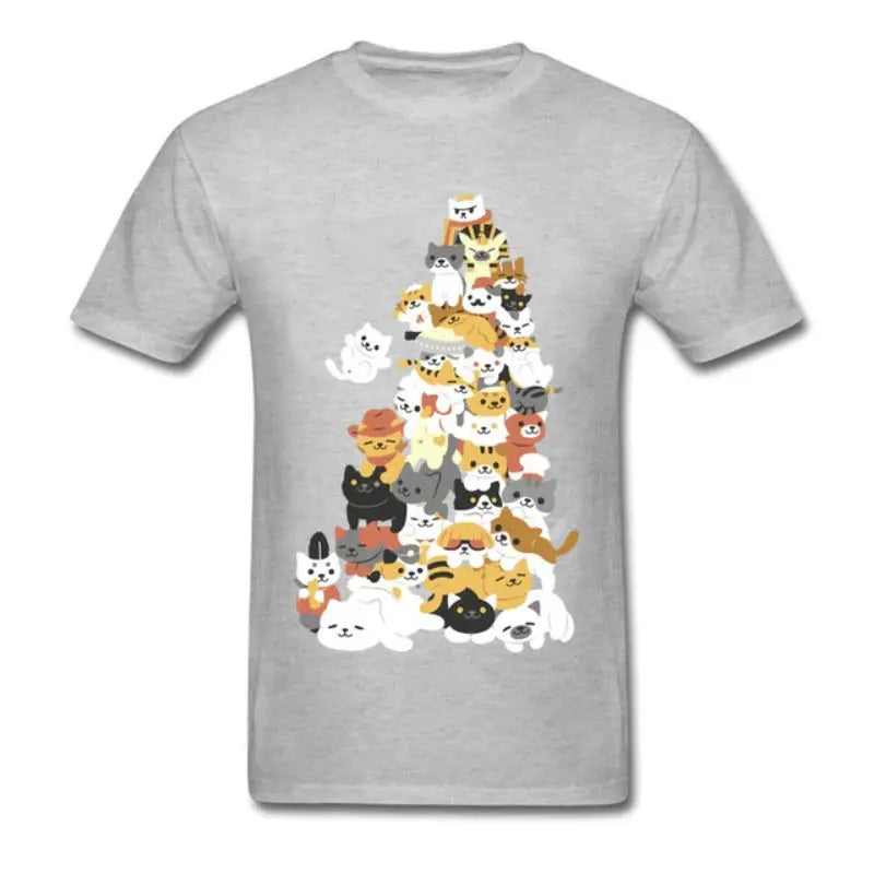 T-Shirt Groupe de Chats - Vraiment-chat