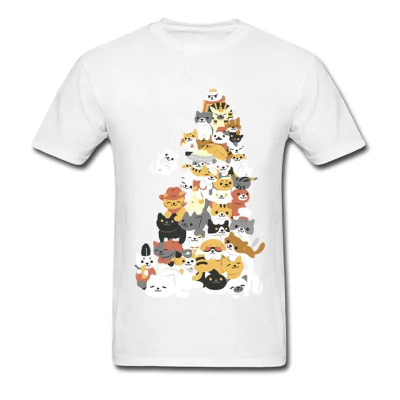 T-Shirt Groupe de Chats - Vraiment-chat