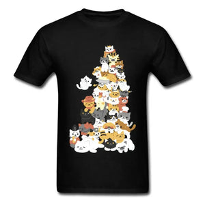 T-Shirt Groupe de Chats - Vraiment-chat