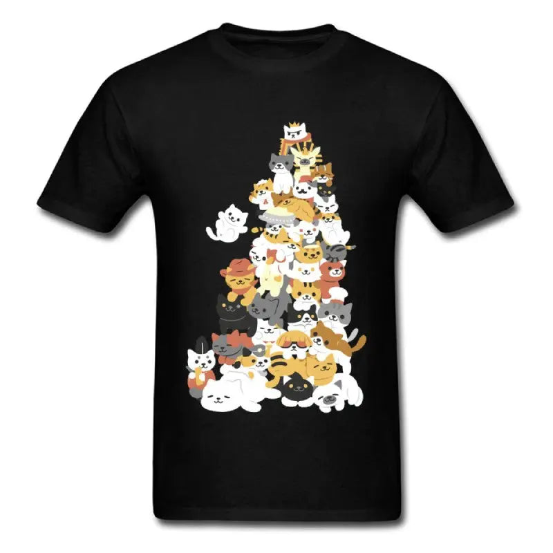 T-Shirt Groupe de Chats - Vraiment-chat