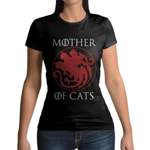 T-shirt maman Chat Mother of Cats - Vraiment-chat