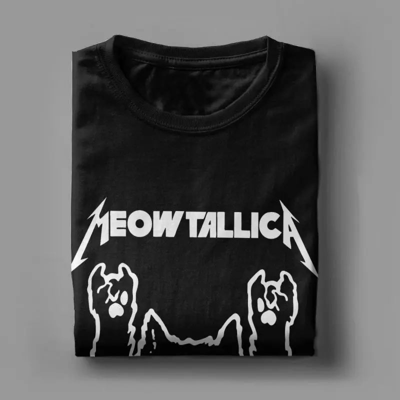 T-shirt Chat Metallica Vraiment-chat