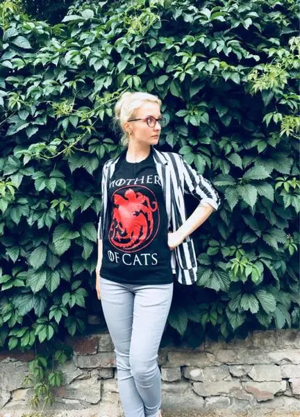 T-shirt maman Chat Mother of Cats - Vraiment-chat