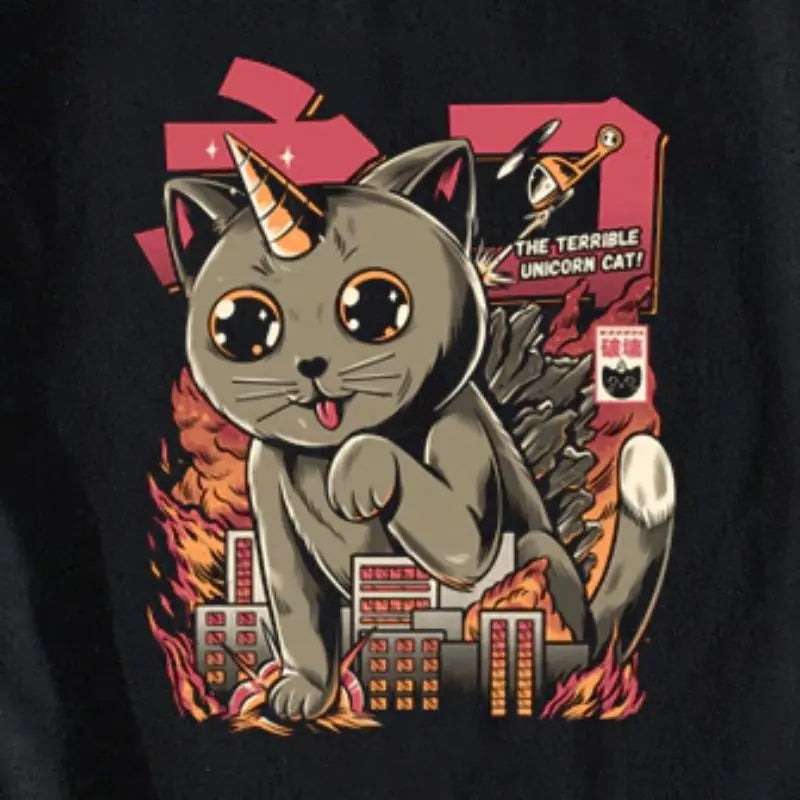 T-Shirt Chat Unicorn - Vraiment-chat