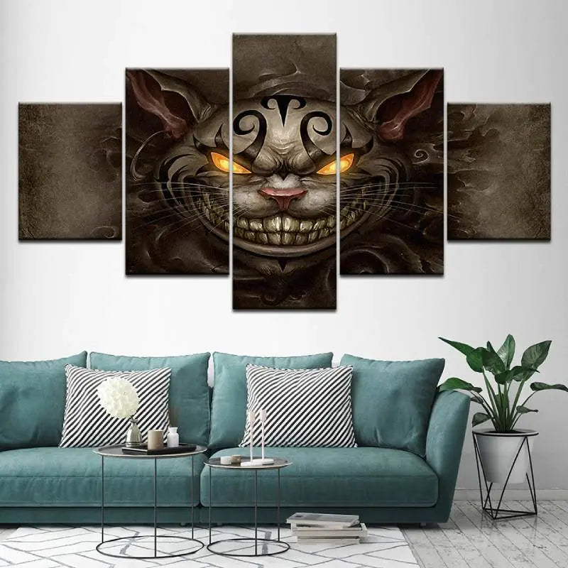 tableau chat alice Maléfique - Vraiment-chat