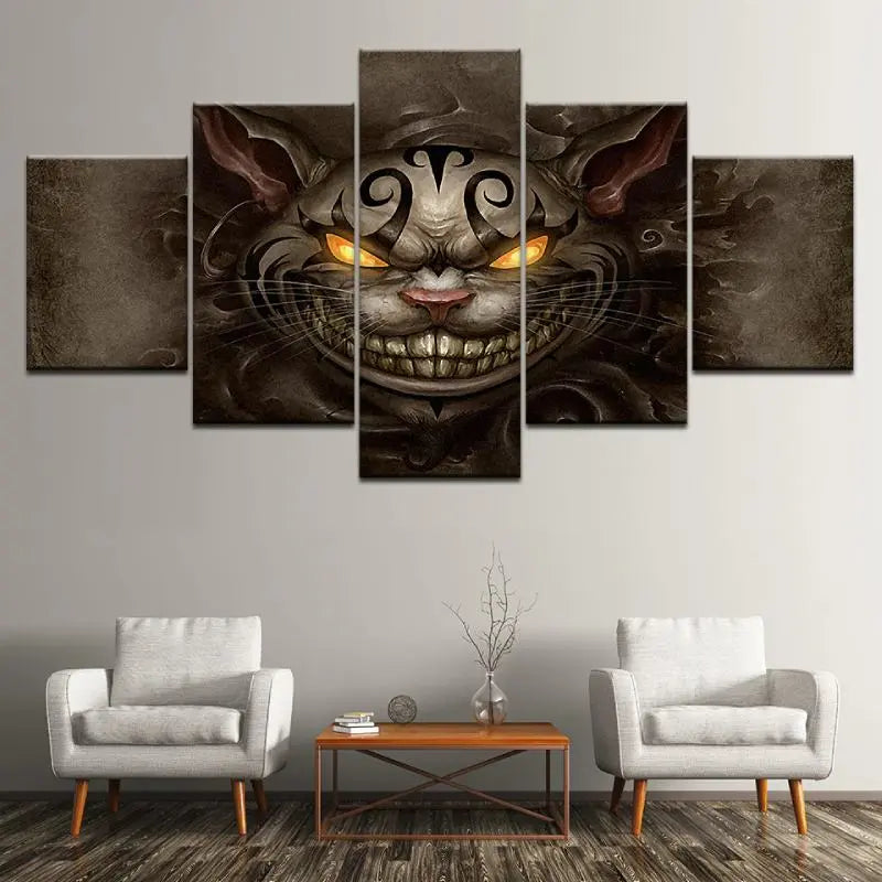 tableau chat alice Maléfique - Vraiment-chat