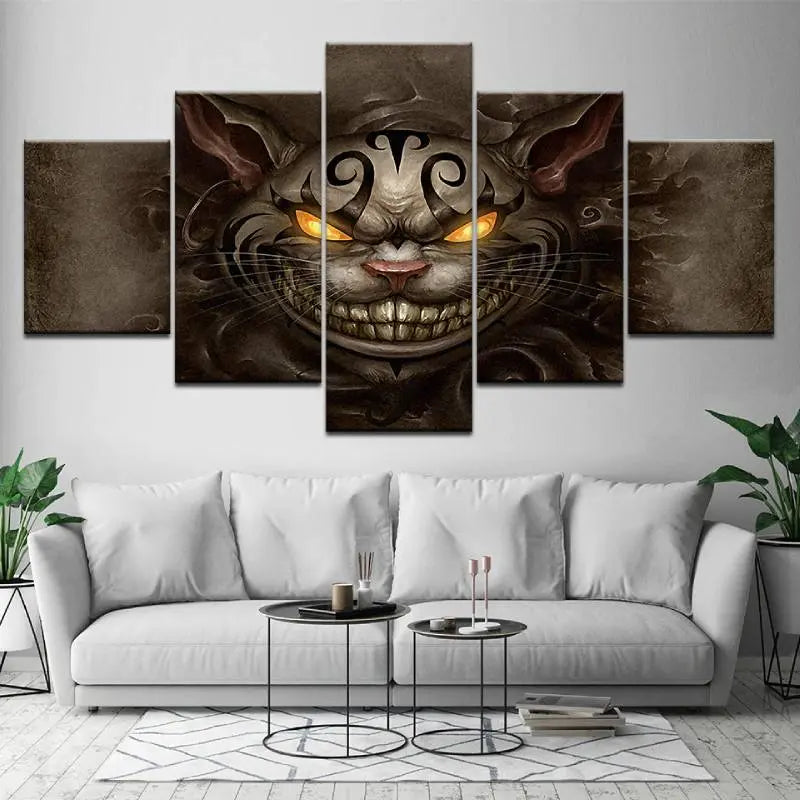 tableau chat alice Maléfique - Vraiment-chat