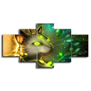 tableau chat couleur magique - Vraiment-chat