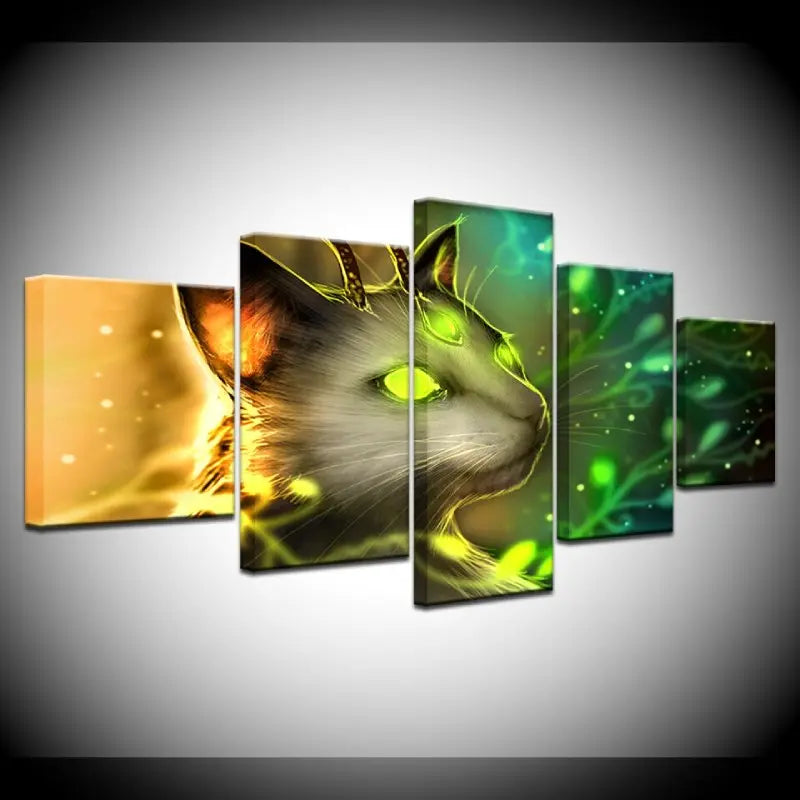 tableau chat couleur magique - Vraiment-chat