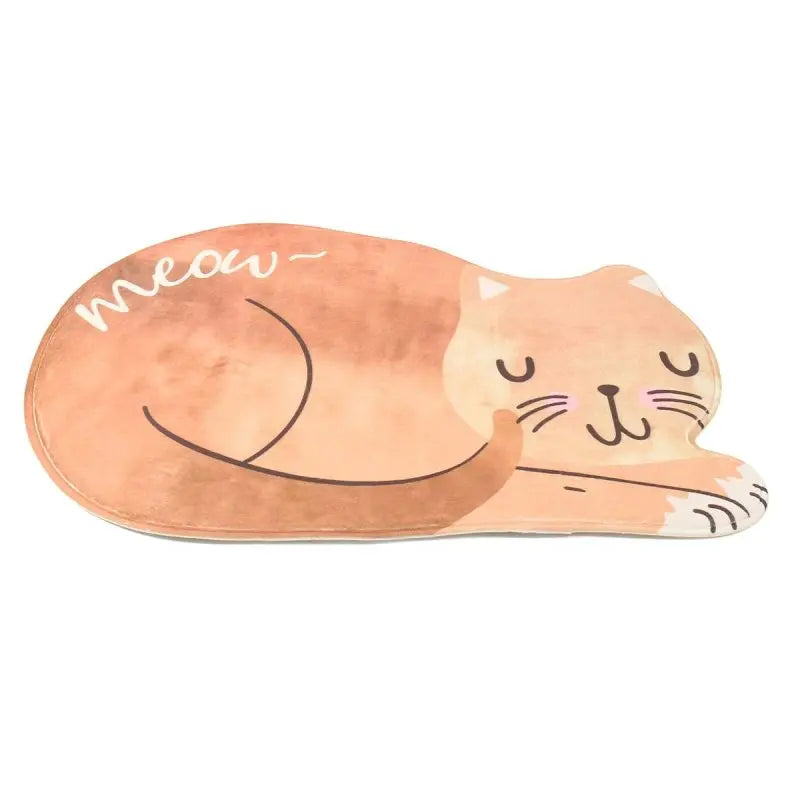 Tapis de sol Chat Orange - Vraiment-chat