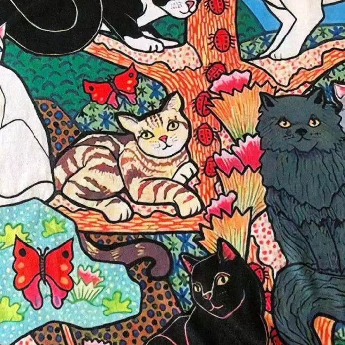 Tee Shirt avec des Chats Vraiment-chat