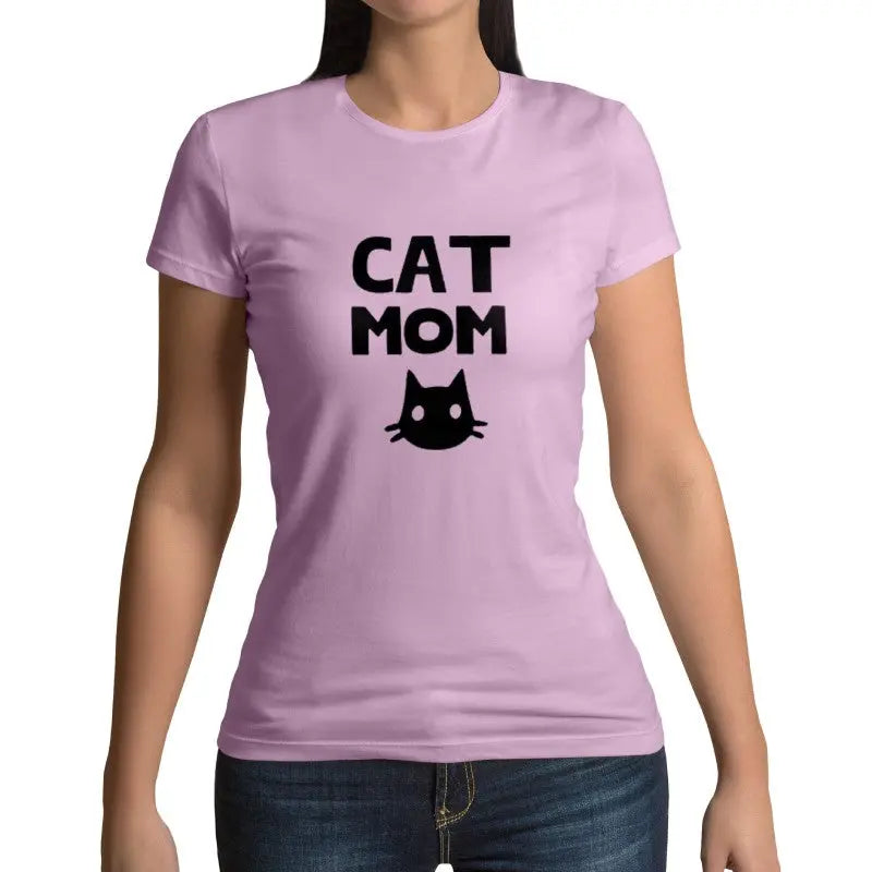 Tee-shirt Chat Femme Cat Mom - Vraiment-chat