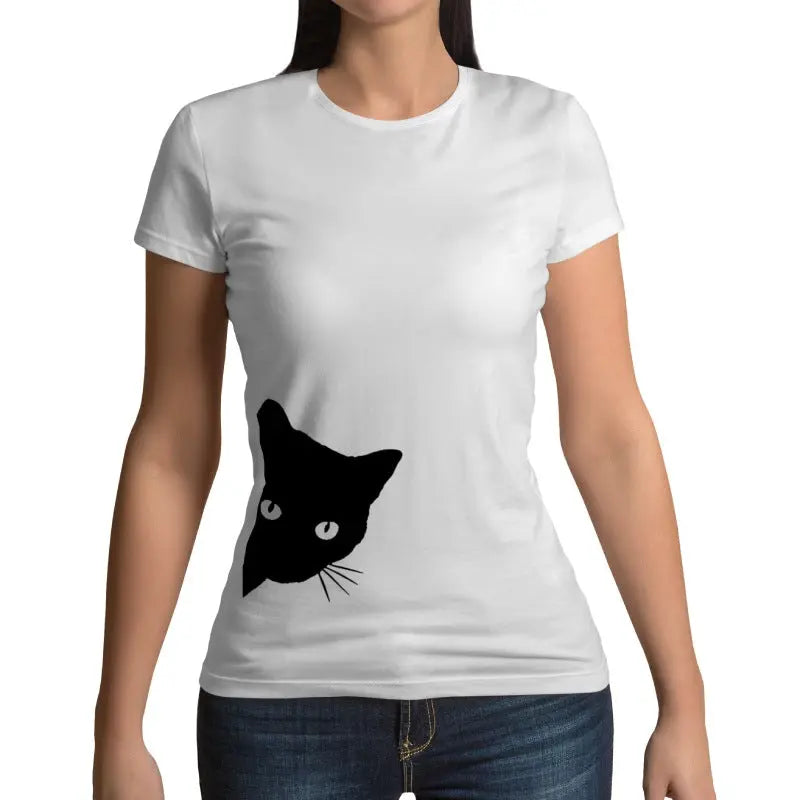 Tee Shirt Chat fille Jette-Un-Oeil - Vraiment-chat