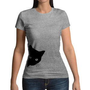 Tee Shirt Chat fille Jette-Un-Oeil - Vraiment-chat