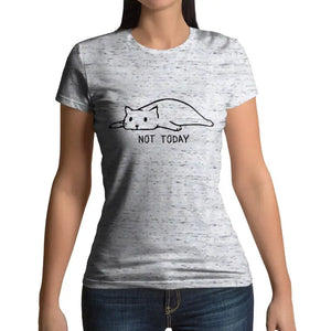 Tee-shirt Chat Humour Not Today - Vraiment-chat