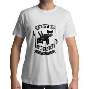 Tee-Shirt Schrodinger Cat WANTED - Vraiment-chat