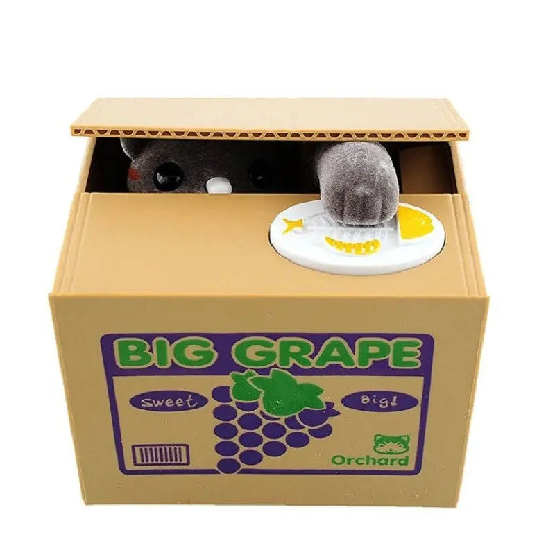 Tirelire Automatique Chat qui Prend la Pièce - Vraiment-chat