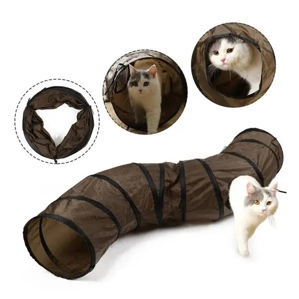 jouet pour chat tunnel 130 cm - Vraiment-chat