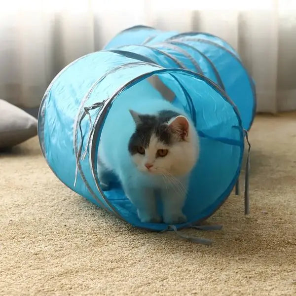 jouet pour chat tunnel 130 cm - Vraiment-chat
