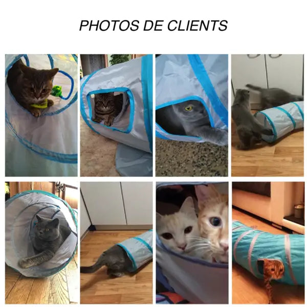 jouet pour chat tunnel 130 cm - Vraiment-chat