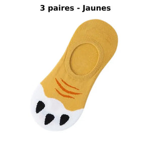 Chaussettes Fantaisie Pattes de Chat Vraiment-chat