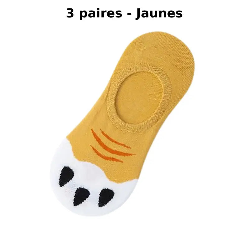 Chaussettes Fantaisie Pattes de Chat Vraiment-chat