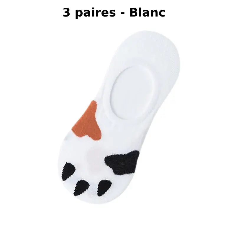 Chaussettes Fantaisie Pattes de Chat Vraiment-chat