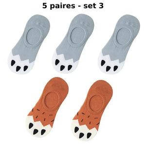 Chaussettes Fantaisie Pattes de Chat Vraiment-chat