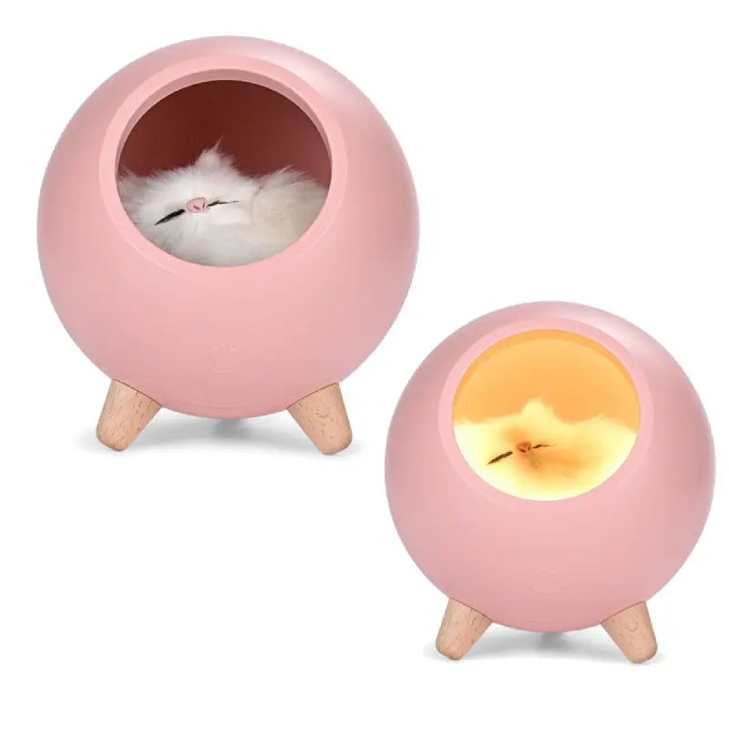 Veilleuse Ronde Chat Endormi - Vraiment-chat