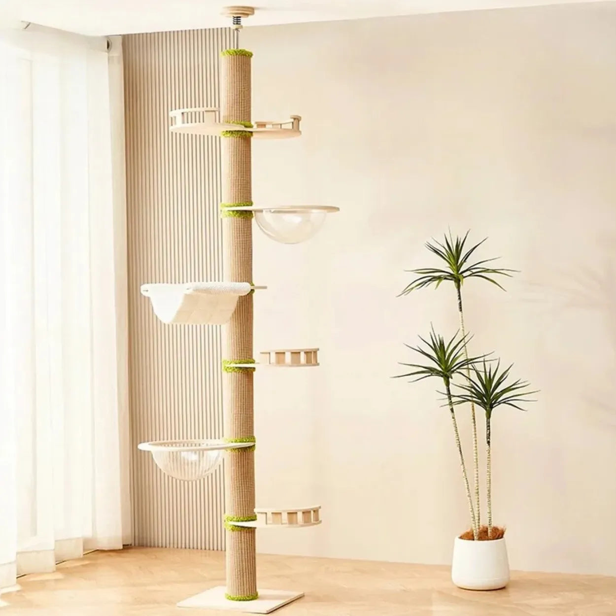 arbre à chat plafond