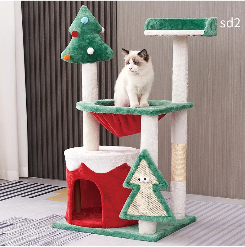 arbre à chat sapin de noel