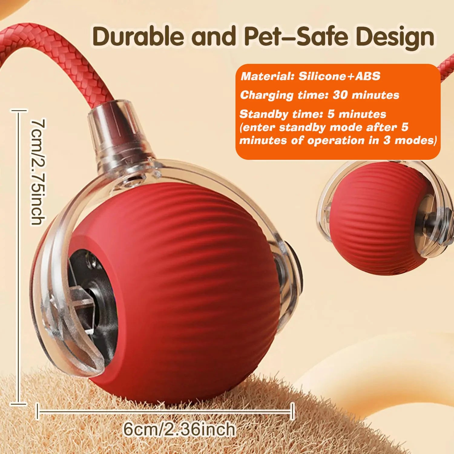 Jouet balle Chat-Trapela