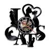 Load image into Gallery viewer, Horloge murale Vinyle Cats - Vraiment-chat