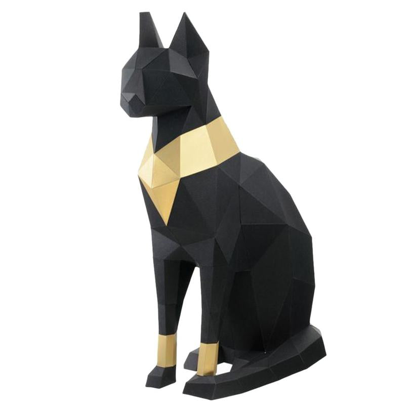 Statue Chat Egyptien Origami XXL