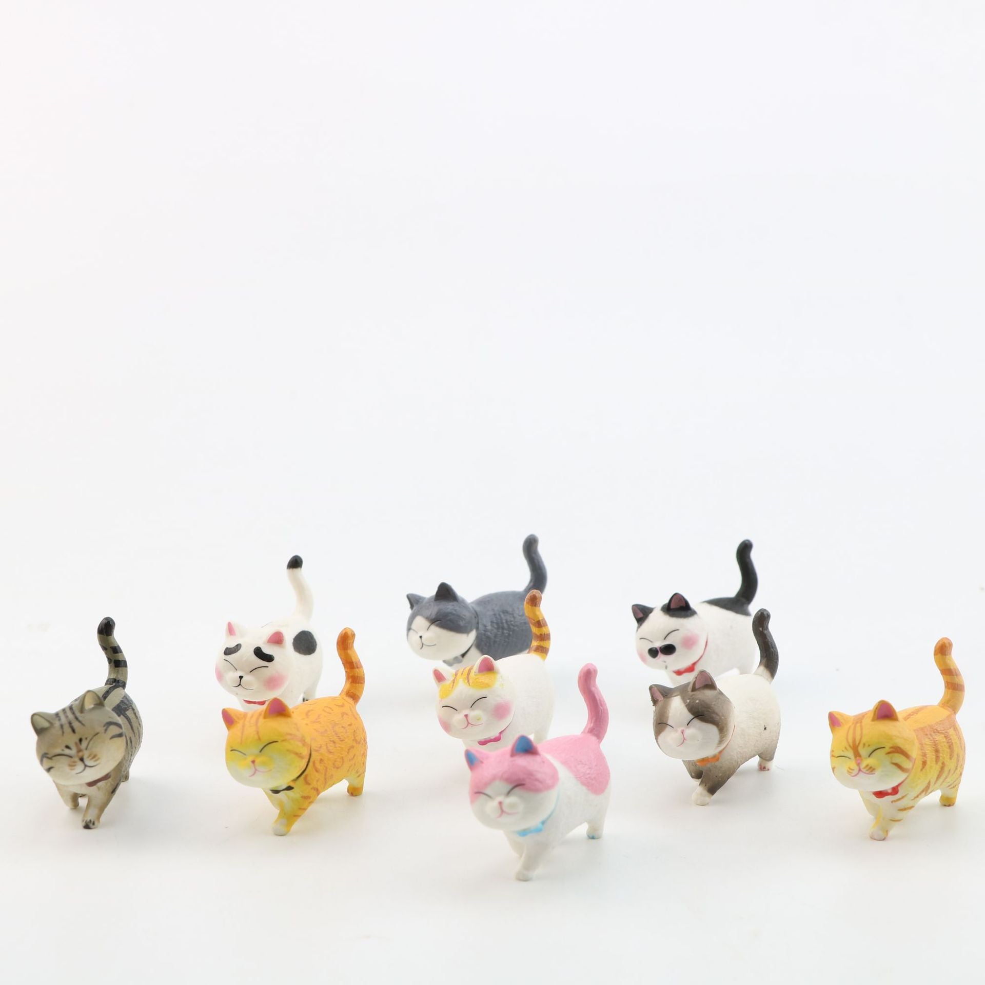 Statuettes de décoration Chats qui marchent - Vraiment-chat