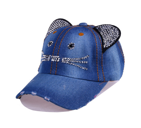 Casquette avec Oreilles de chat et pailles - Vraiment-chat