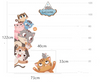 Sticker mural copains chats - Vraiment-chat