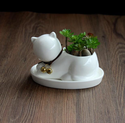Pot de Fleur Chat - Vraiment-chat