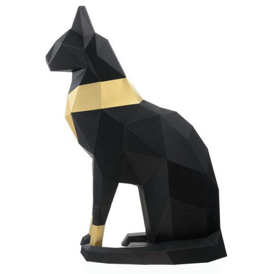 Statue Chat Egyptien Origami XXL - Vraiment-chat