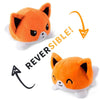 Peluche Réversible Chat Orange - Vraiment-chat