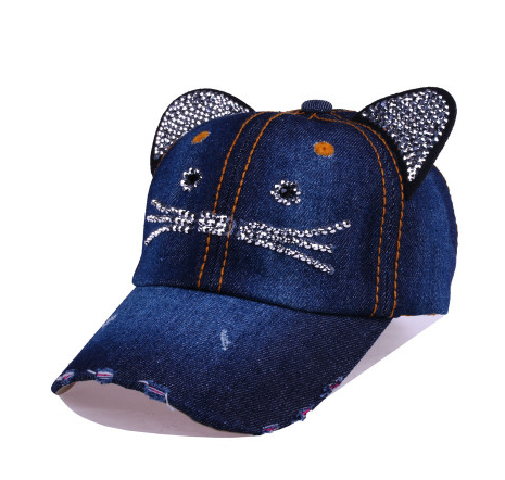 Casquette avec Oreilles de chat et pailles - Vraiment-chat