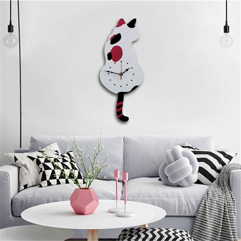 Horloge Chat à la Queue qui Bouge - Vraiment-chat
