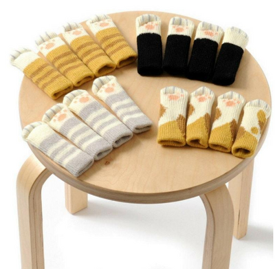 Objet chat<br/>Chaussettes pour pied de Chaise - Vraiment-chat