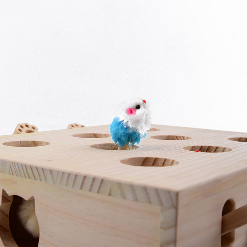 Jeu de Taupe en Bois - Vraiment-chat