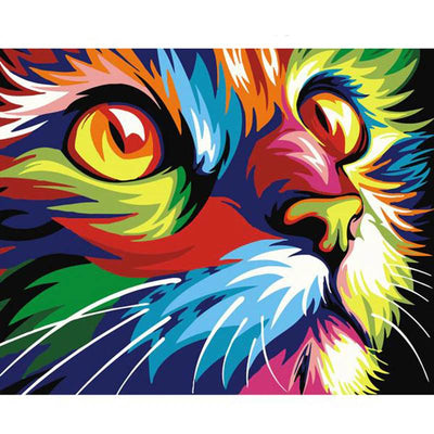 Peinture par Numéro de Chat Facile - Vraiment-chat