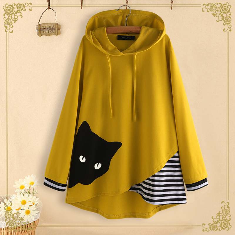 Sweat tête de chat Jette-un-oeil - Vraiment-chat