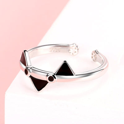 Bague Chat Cartoon (Argent) - Vraiment-chat