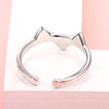 Bague Chat Cartoon (Argent) - Vraiment-chat