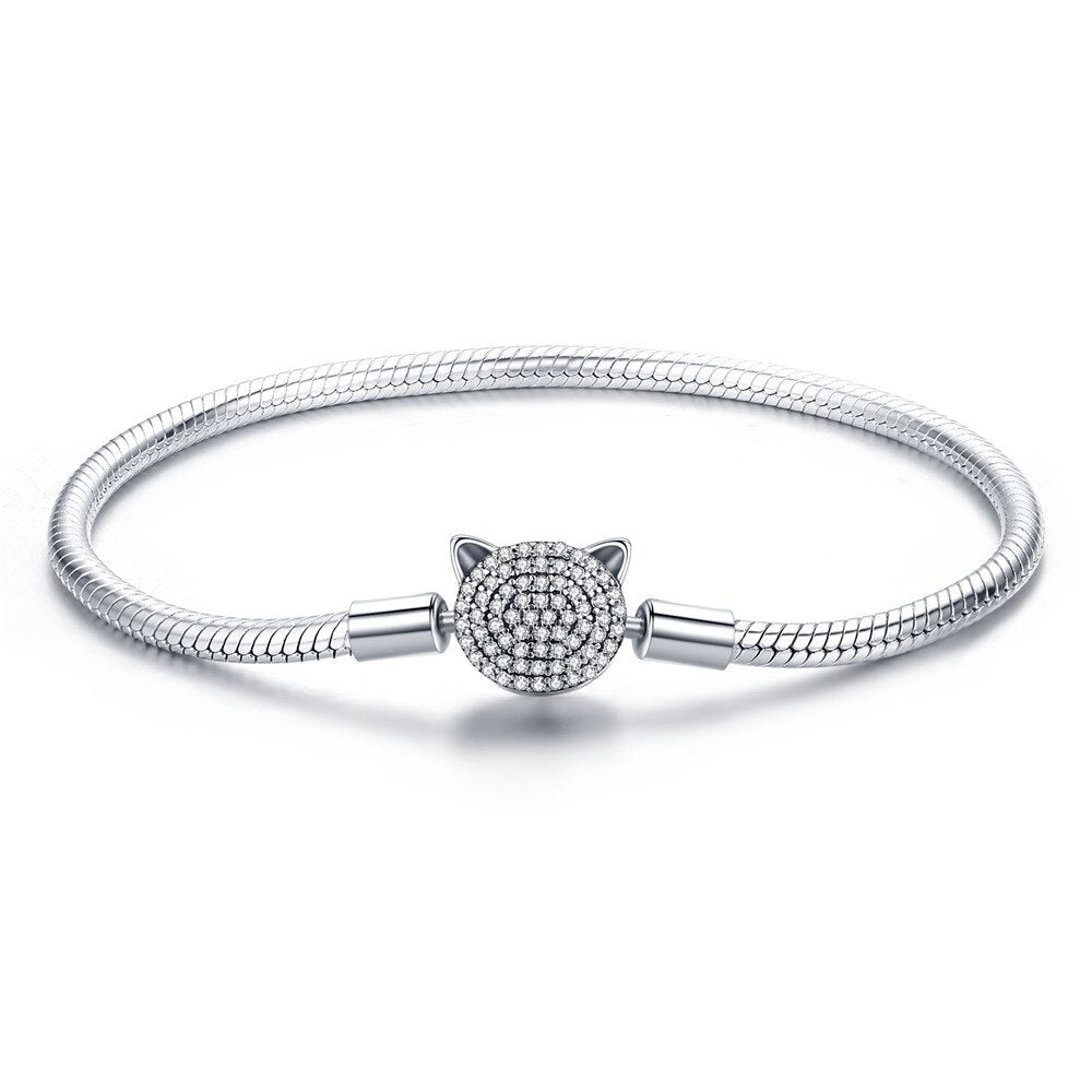 Bracelet Chat pour Charms (Argent) - Vraiment-chat