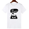 T-Shirt Chat Noir MEOW - Vraiment-chat